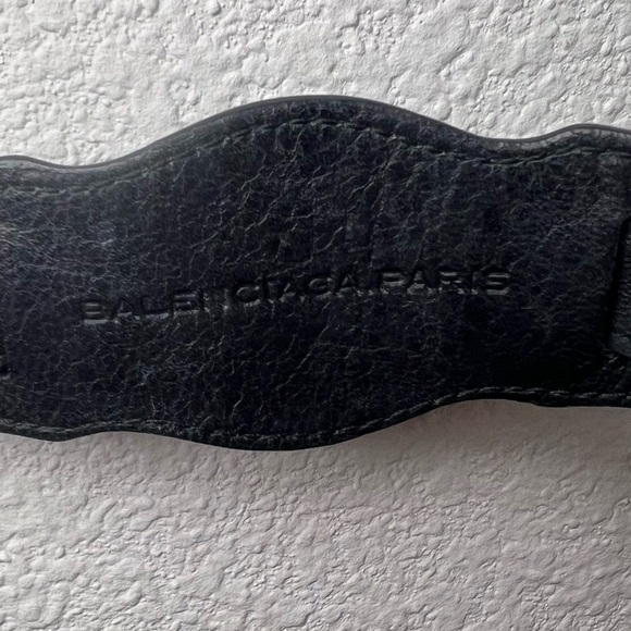 . Balenciaga Ligne Classic Bracelet black small $265 - Picture 5 of 7